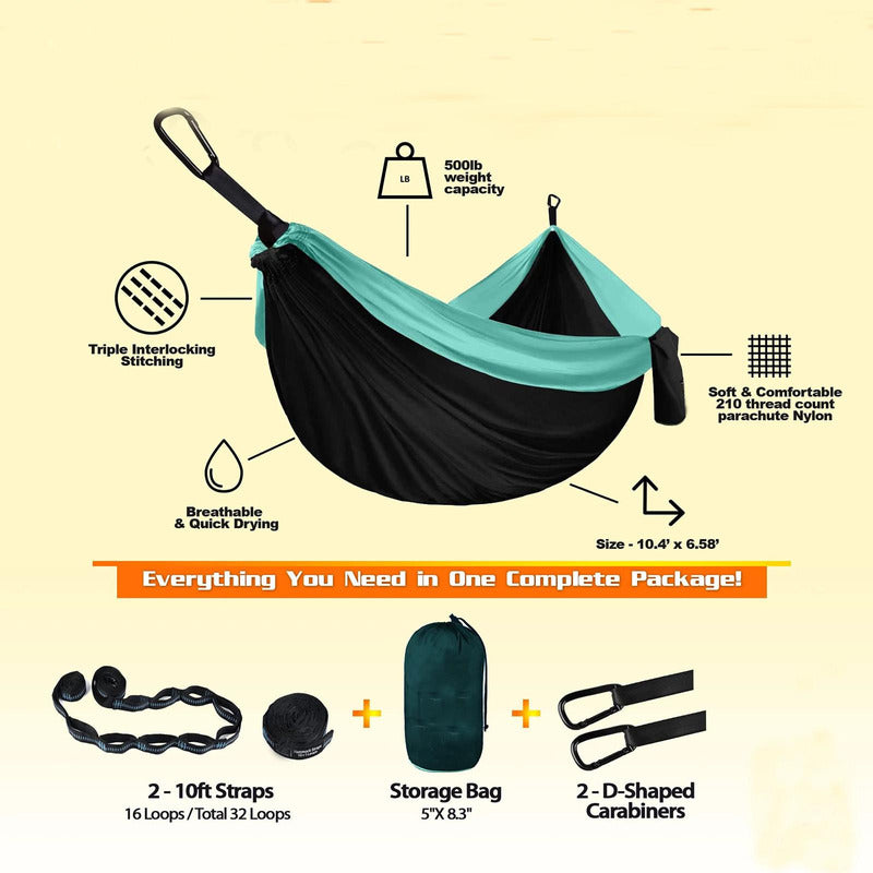 Hamaca Paraguaya Ligera Al Aire Libre Viaje Playa Camping!!!