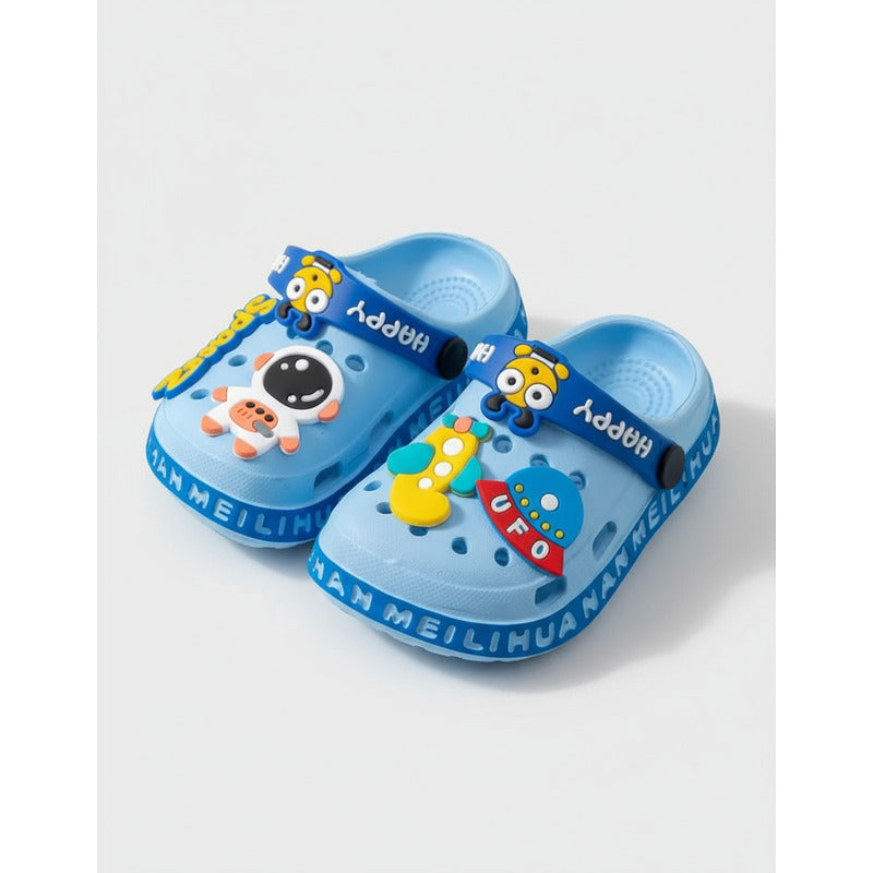 Zapatillas Tipo Sandalia Personajes Animados Pines Uniteduy