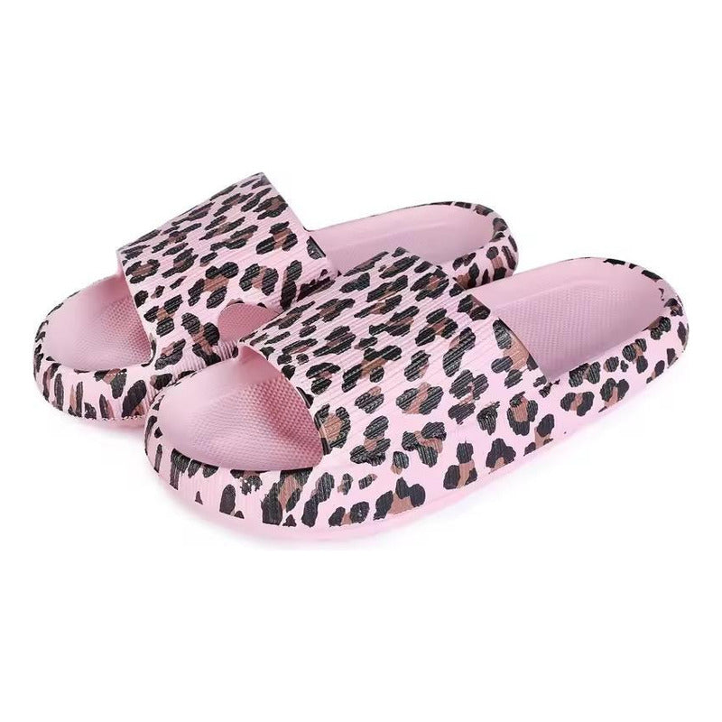 Chancletas Sandalias Ojotas Gomones Playa Animal Print