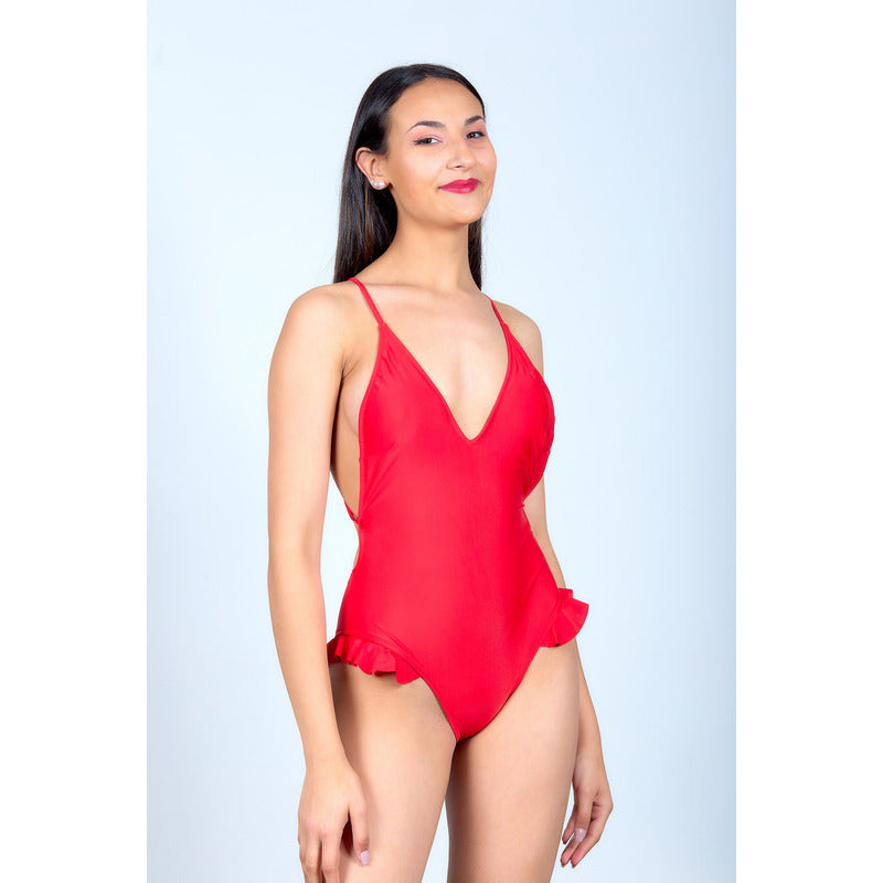 Uniteduy!! Bikini Enteriza Roja! El Verano Llegó!