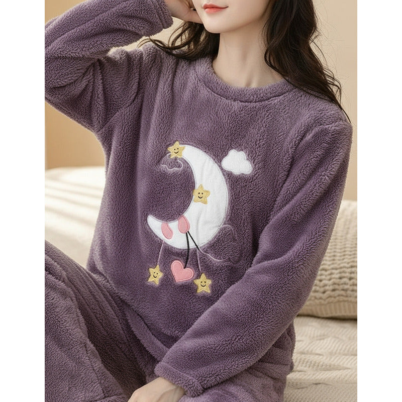 Pijama Peluche Largo Osos Plus Abrigados Varios Colores