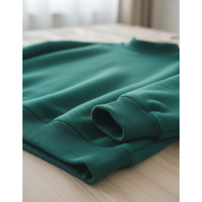 Buzo Deportivo Mujer Cuello Redondo Con Felpa Uniteduy