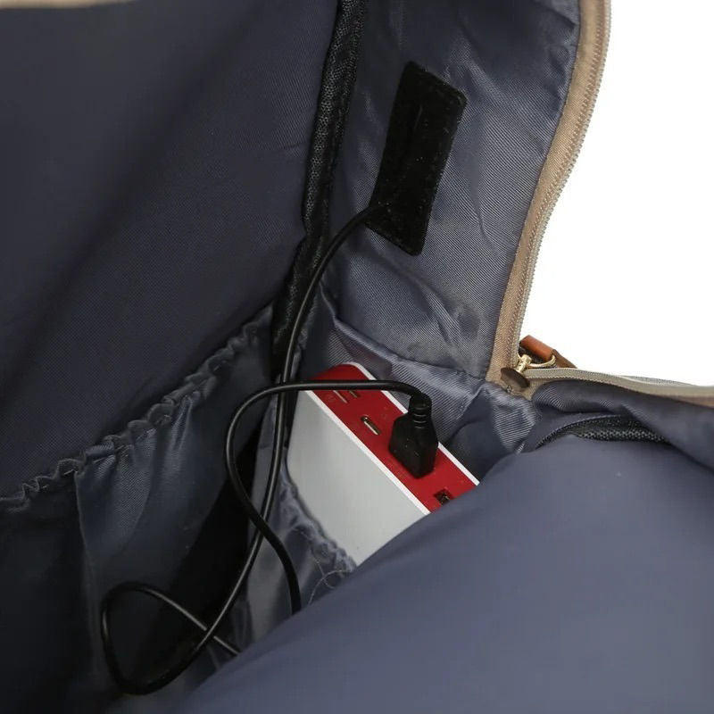 Bolso Mochila Maternal Cuna Bebé  Cambiador Y Usb Uniteduy