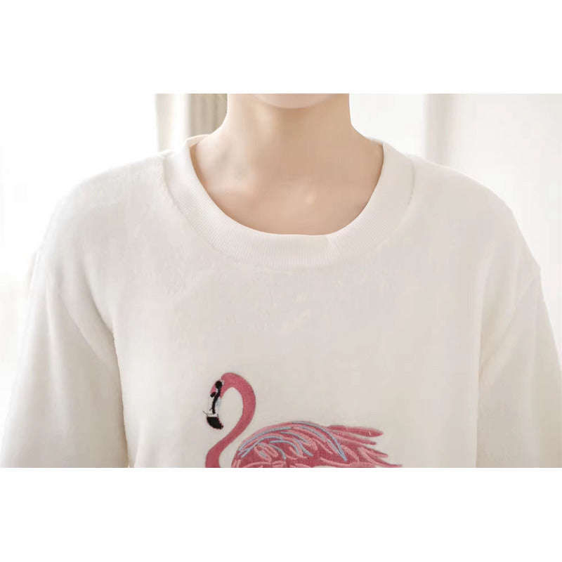 Pijama Peluche Largo Plus Abrigados Varios Diseños Y Colores
