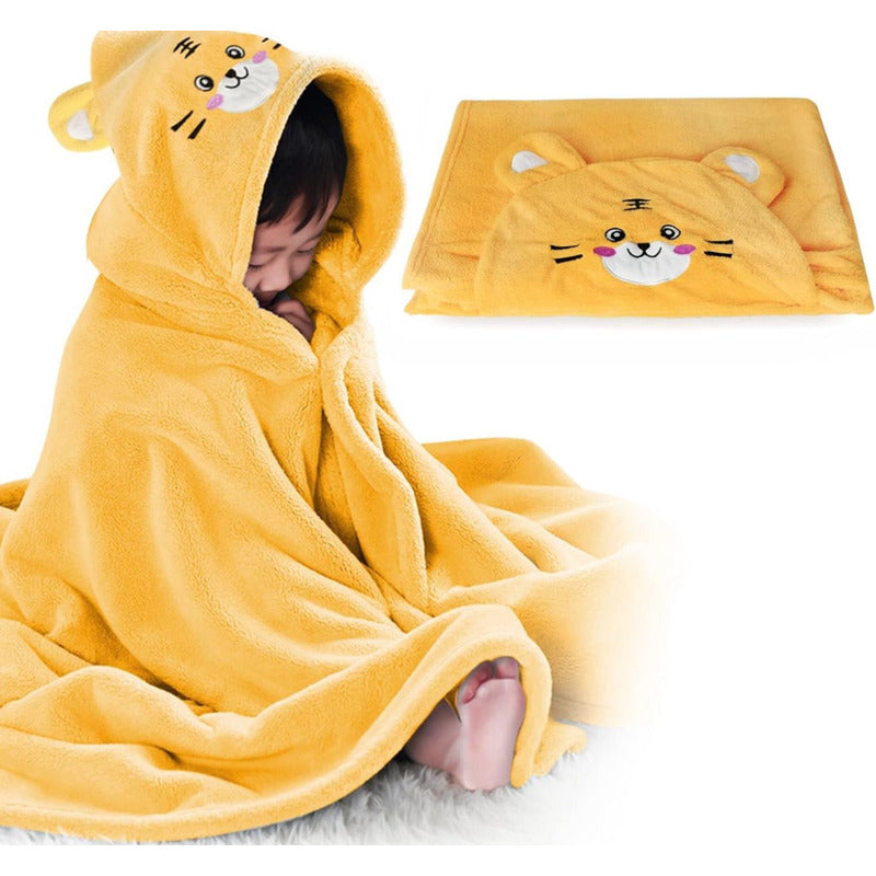 Toalla De Bebe Con Capucha Oso Divina!!! Algodon