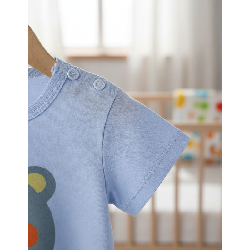 Remeras Manga Corta Algodon Bebes Y Niños Varios Diseños