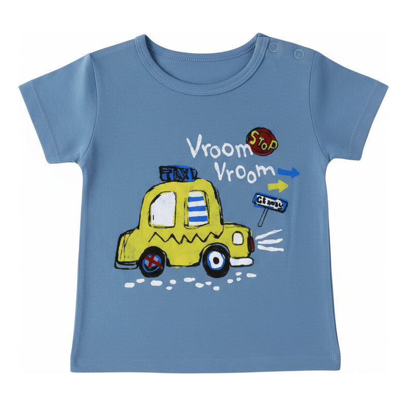 Remeras Manga Corta Algodon Bebes Y Niños Varios Diseños