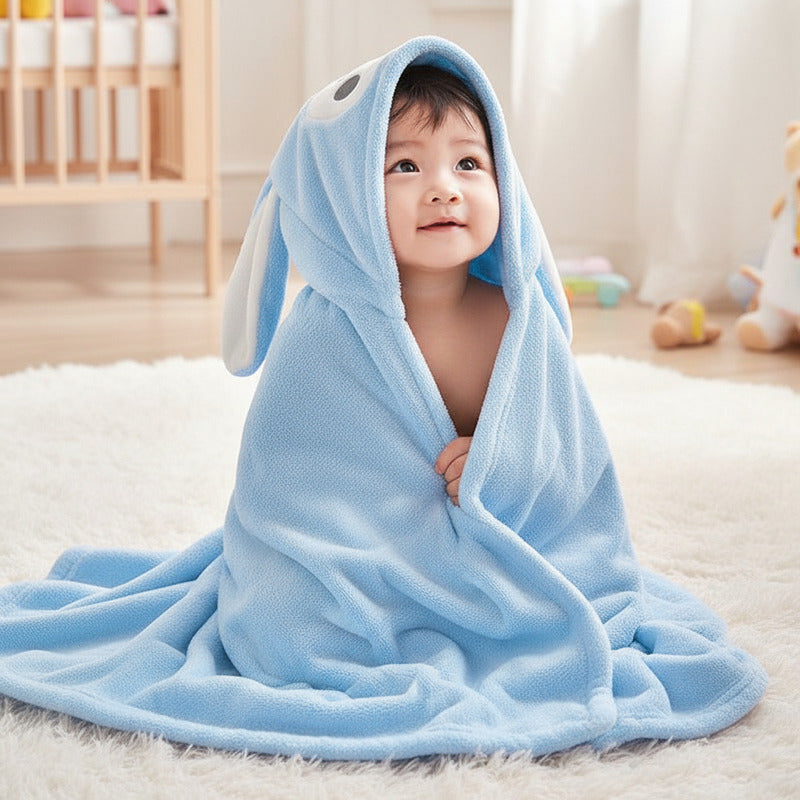 Toalla De Bebe Con Capucha Oso Divina!!! Algodon