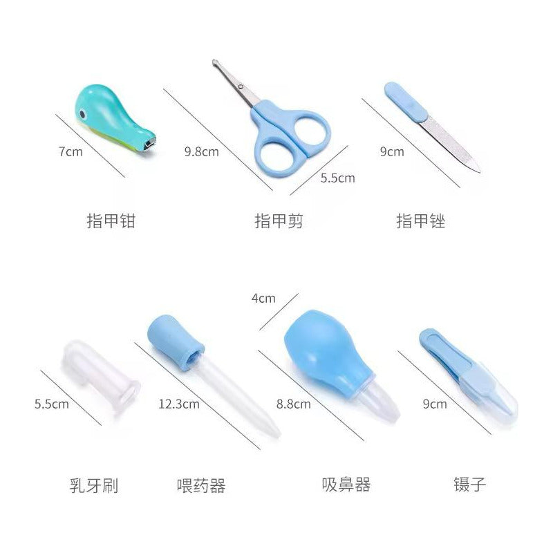 Kit Higiene Bebe Termometro Peine 14 Piezas Muy Completo