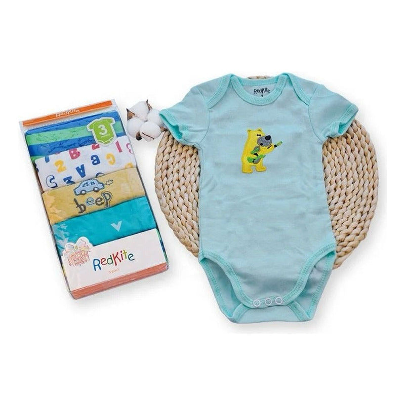 Body Bebe Pack Por 5 Manga Corta  Modelos Surtidos Uniteduy