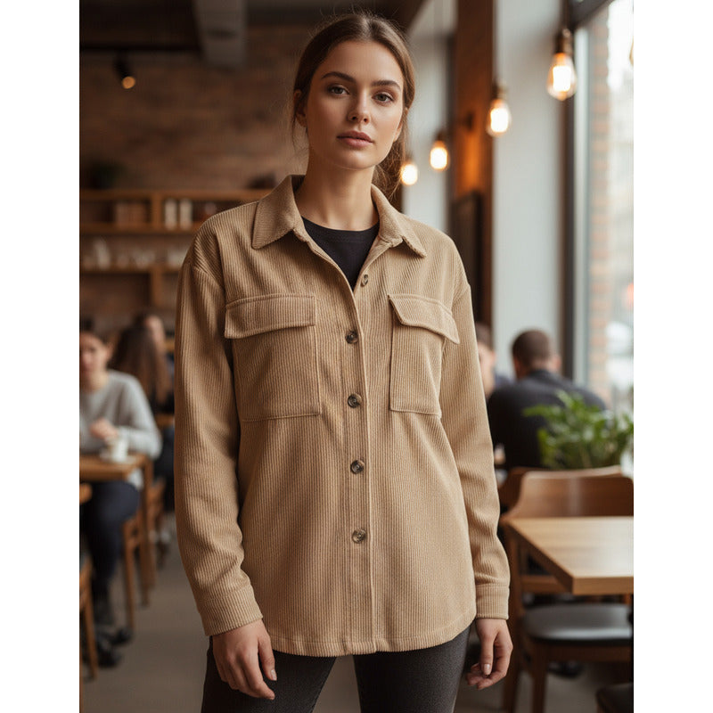 Sobre Camisa Pana Lisos Varios Colores Sin Puños Uniteduy