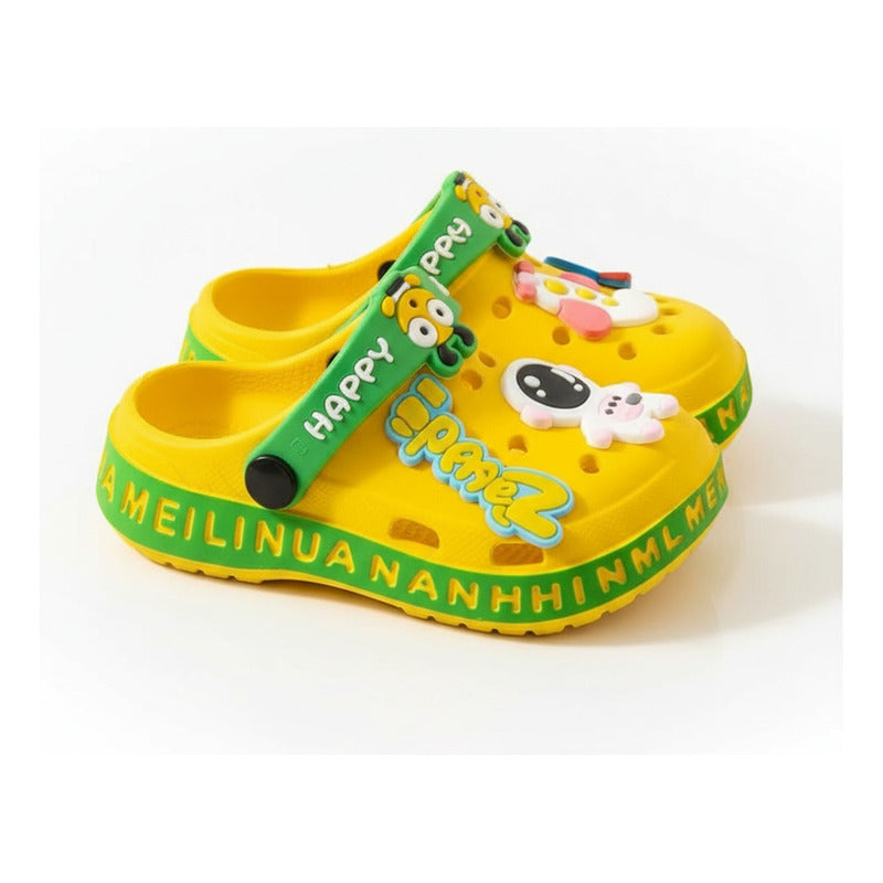 Zapatillas Tipo Sandalia Personajes Animados Pines Uniteduy