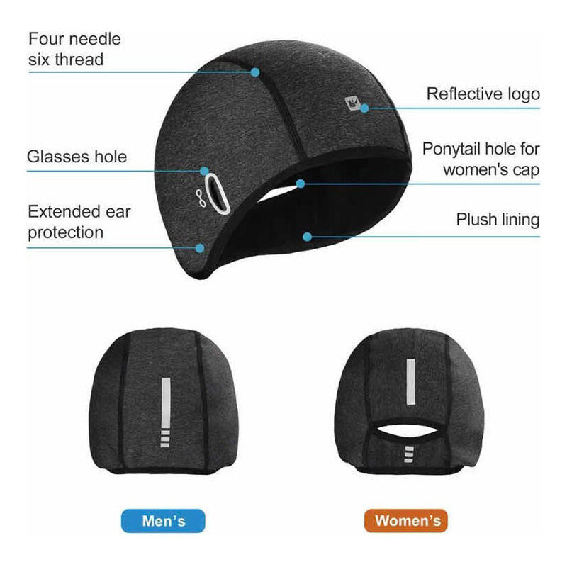 Gorro C/cubierta Oídos Para Correr, Ciclismo Y Dep Invierno!