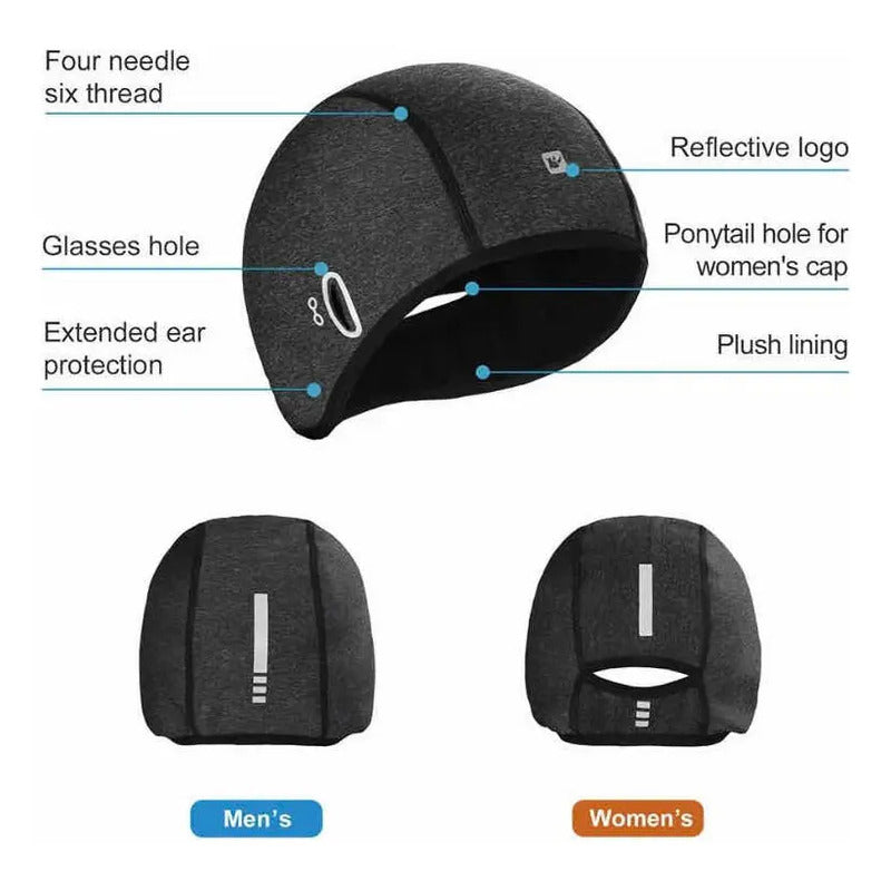 Gorro C/cubierta Oídos Para Correr, Ciclismo Y Dep Invierno!