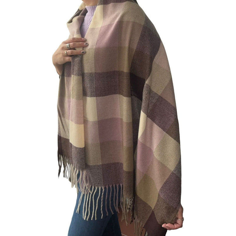 Bufanda Pashmina Chalina Dama Afelpada Liviana Y Suave