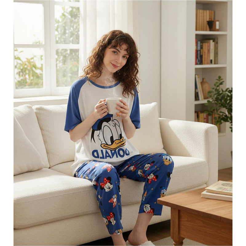 Pijama Pantalon Y Remera Stitch Minnie Donald Daisy Mickey