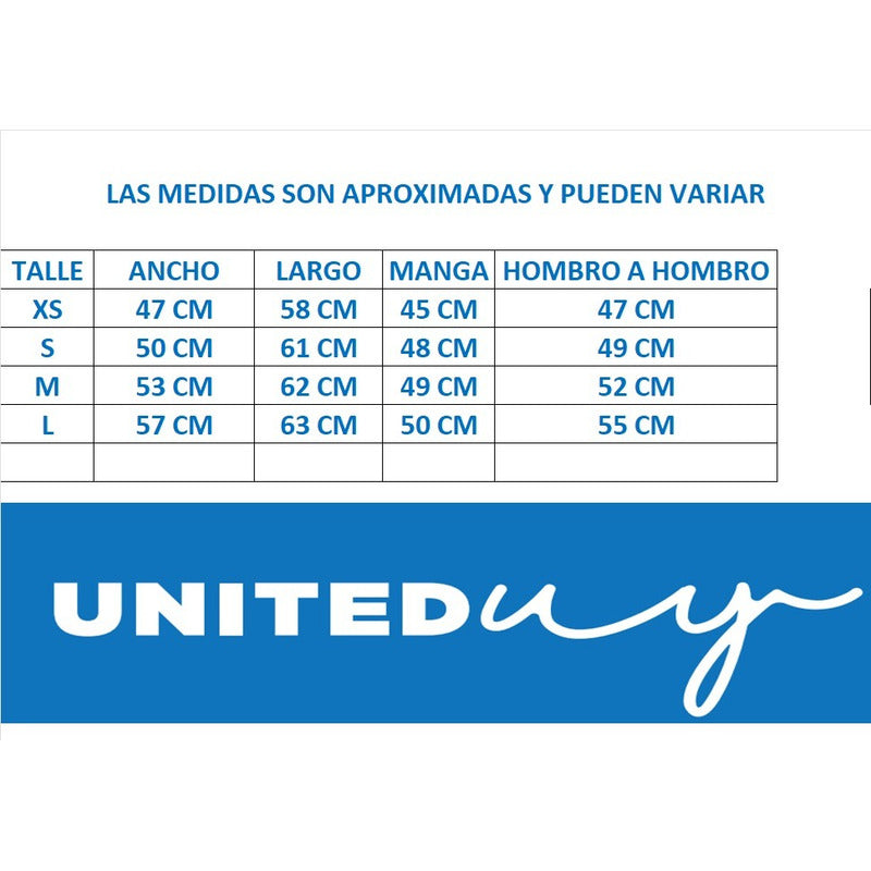 Buzo Deportivo Mujer Cuello Redondo Con Felpa Uniteduy