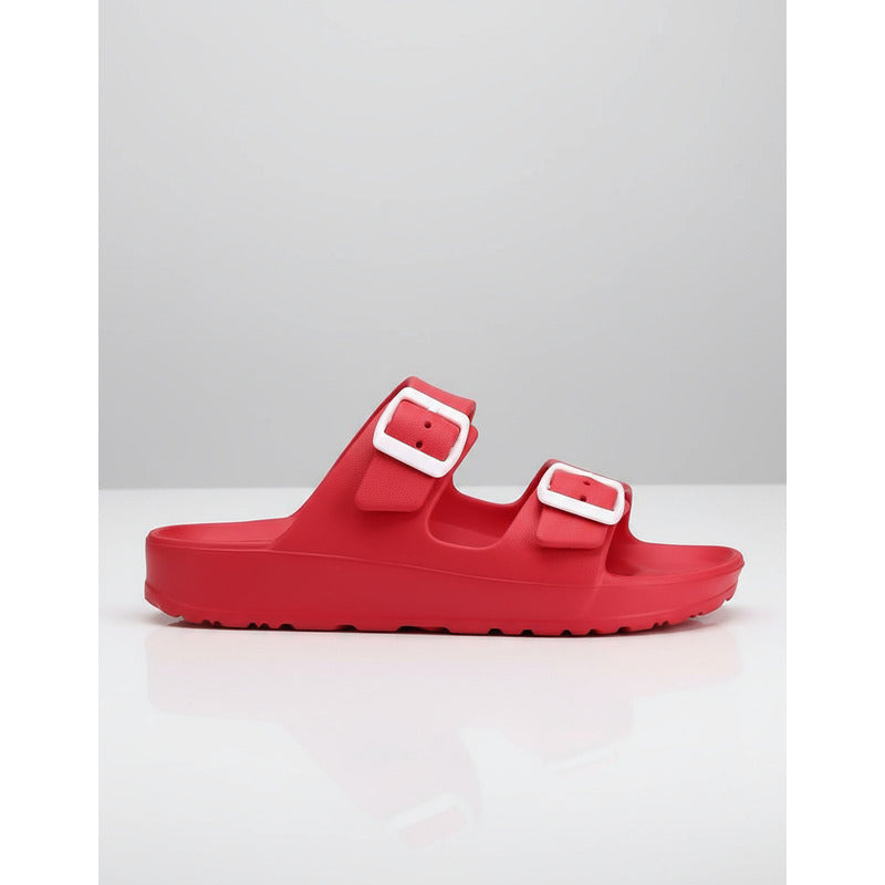 Sandalias Chancletas Antideslizante Con Hebilla Unisex