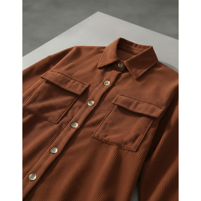 Sobre Camisa Pana Lisos Varios Colores Sin Puños Uniteduy