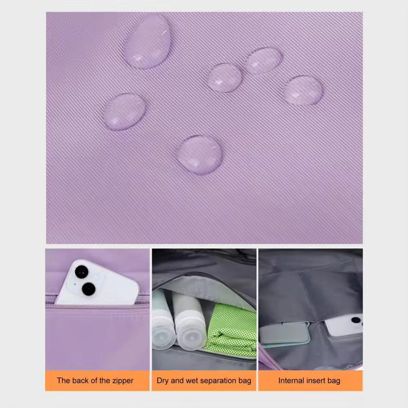 Bolso De Viaje Plegable Expandible Con Ruedas Desmontables