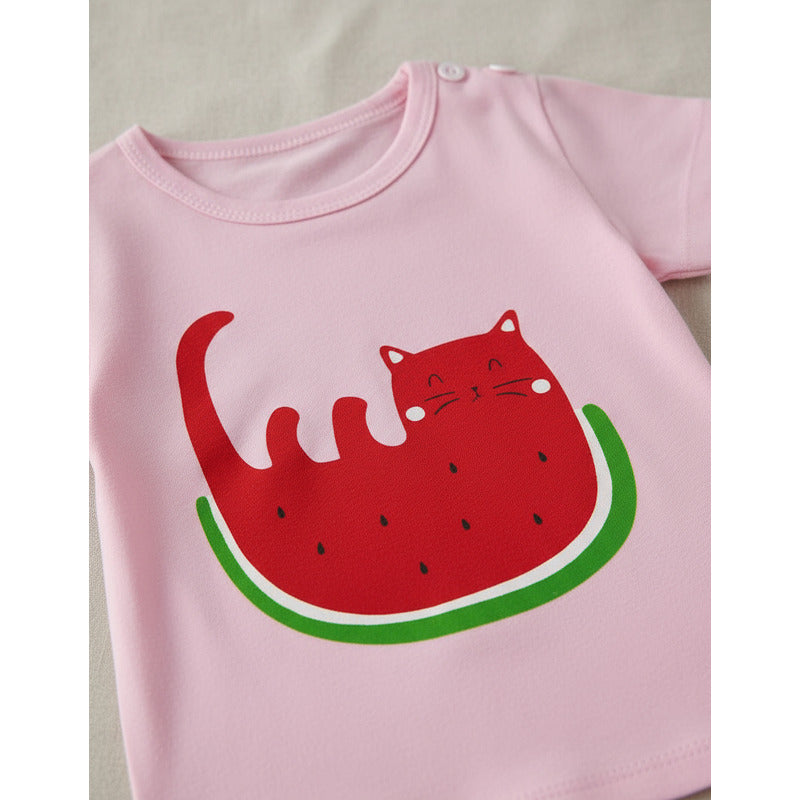 Remeras Manga Corta Algodon Bebes Y Niños Varios Diseños