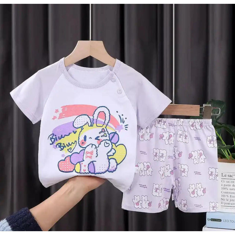 Conjunto De Niño Short Y Remera Bebe Varios Diseños Uniteduy