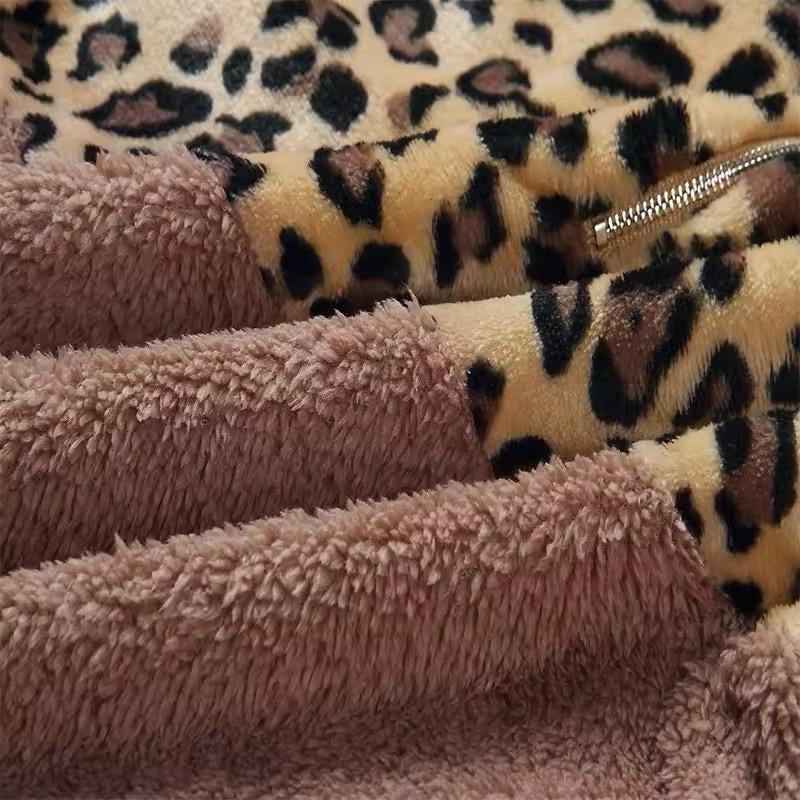 Buzo Canguro Animal Print Cremallera Capucha Uniteduy
