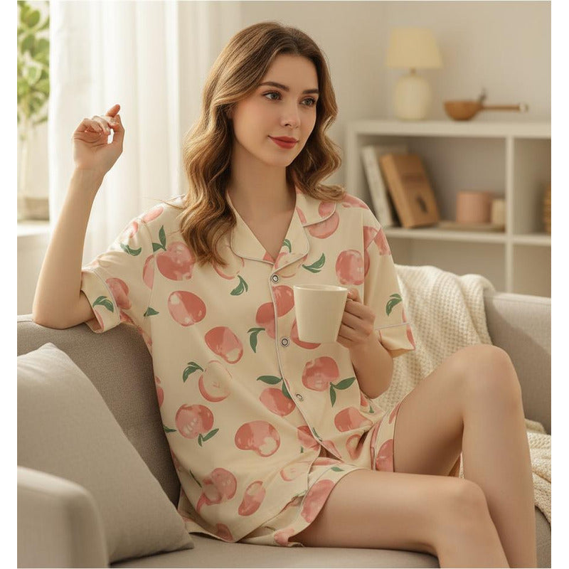 Pijama Corto Stitch - Snoopy - Patricio Bob Esponja Y Varios