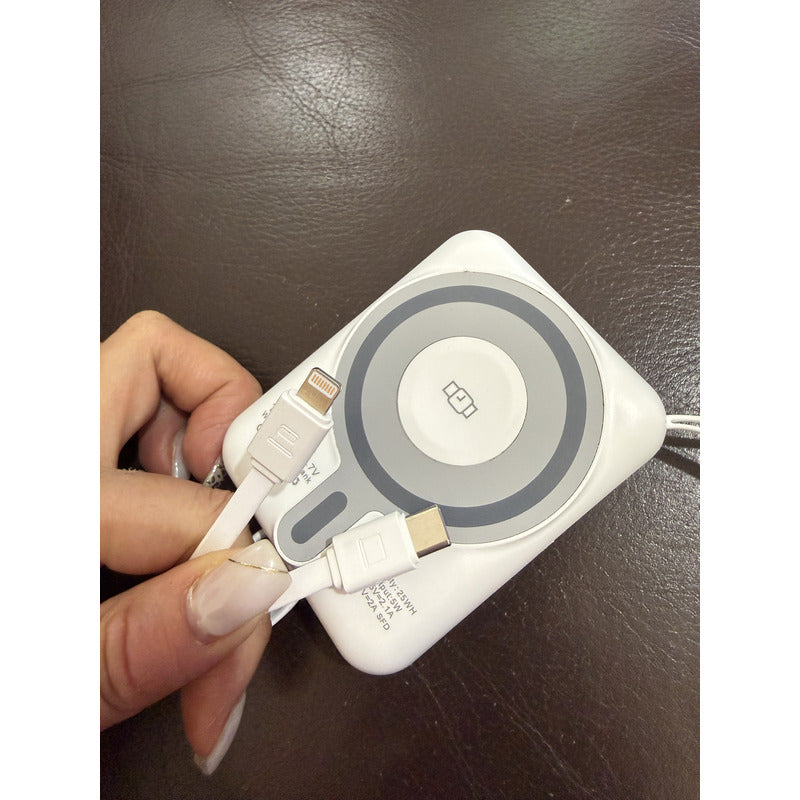 Cargador Power Bank 10000mah Celular Y Reloj Magnético