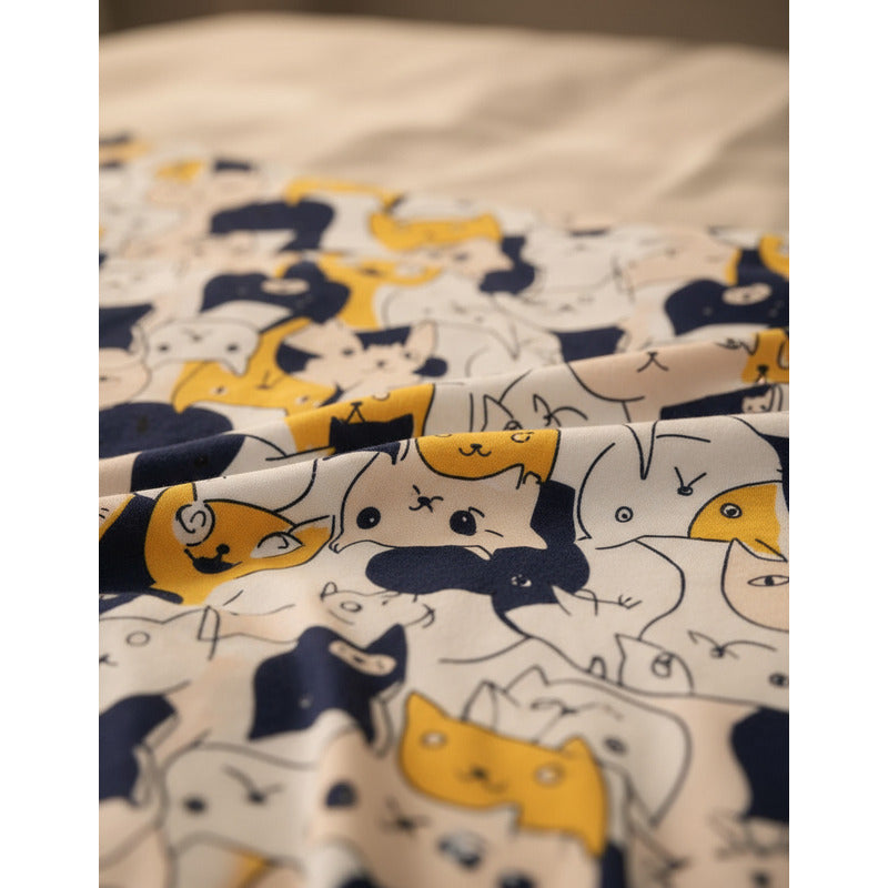 Pijama Remera Larga Y Pantalón Dama Abrigado Varios Dieños