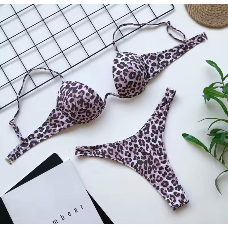 Bikini Malla Soutien Con Aro Y Colaless En V Varios Colores