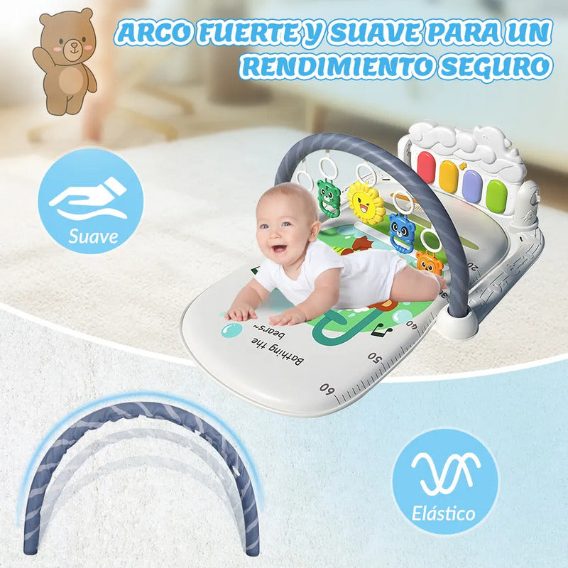 Gimnasio Alfombra Musical E Interactivo Con Piano Uniteduy