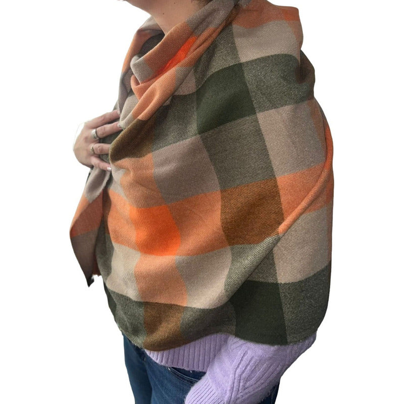 Bufanda Pashmina Chalina Dama Afelpada Liviana Y Suave