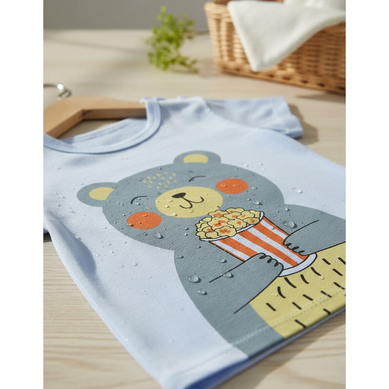 Remeras Manga Corta Algodon Bebes Y Niños Varios Diseños