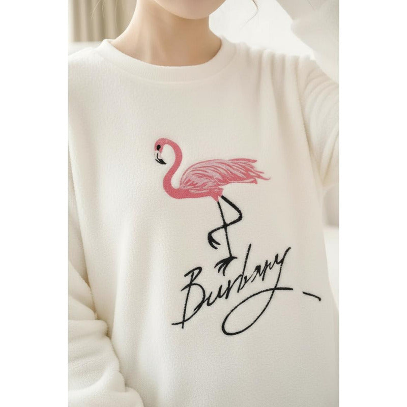 Pijama Peluche Largo Plus Abrigados Varios Diseños Y Colores