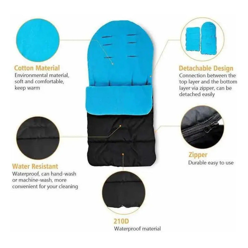 Sobre Bebe Cobertor Para Coche Polar Liviano Practico