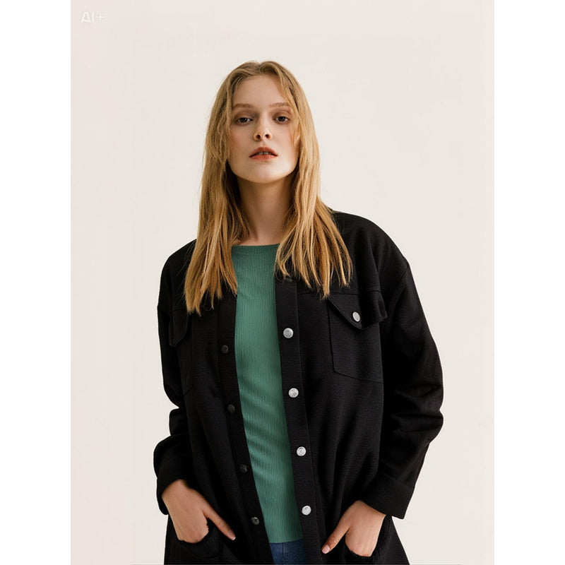 Sobre Camisa Campera Jeans Varios Colores Oversize Uniteduy