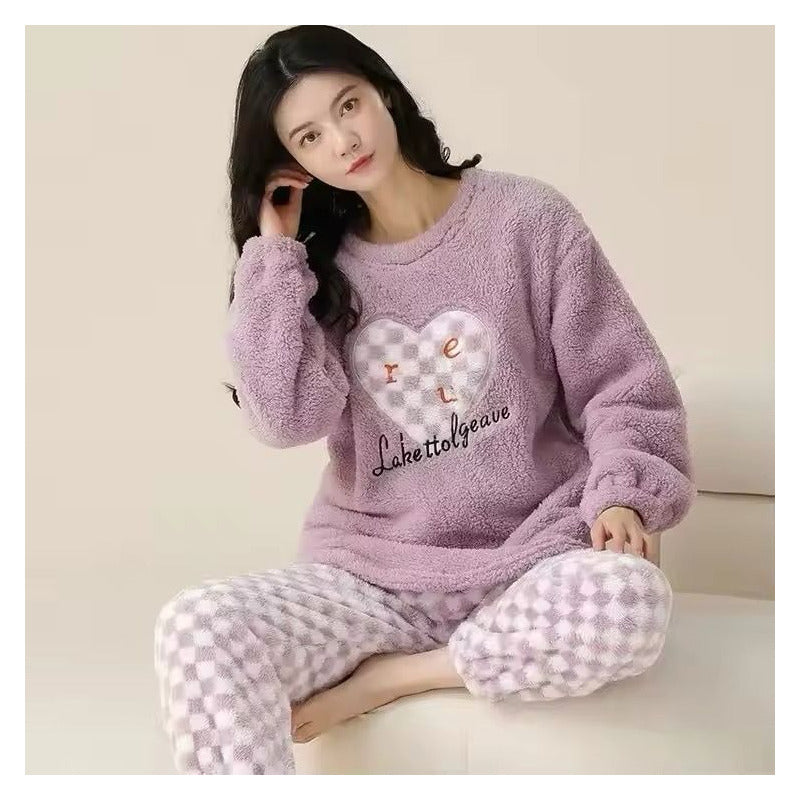 Pijama Peluche Largo Plus Abrigados Varios Diseños Y Colores