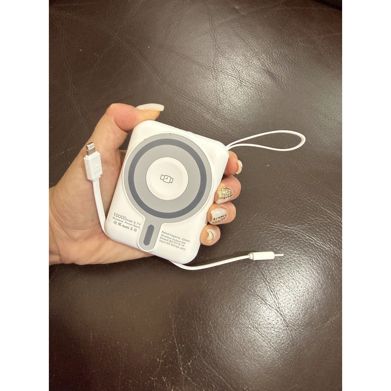 Cargador Power Bank 10000mah Celular Y Reloj Magnético