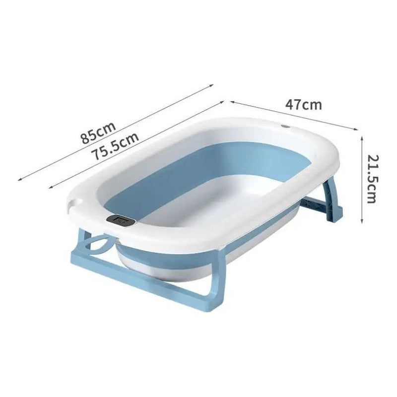 Baño Bañito Bebes Plegable Con Termómetro Con Baby Splash