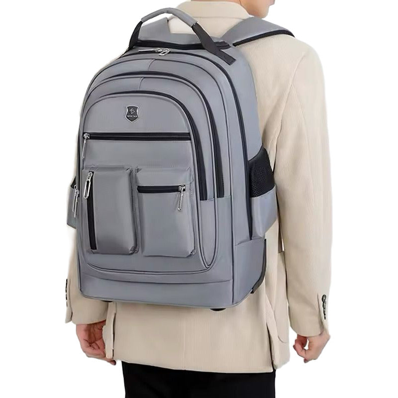 Mochila De Viaje Liceo Con Carrito Ruedas Laptop Impermeable