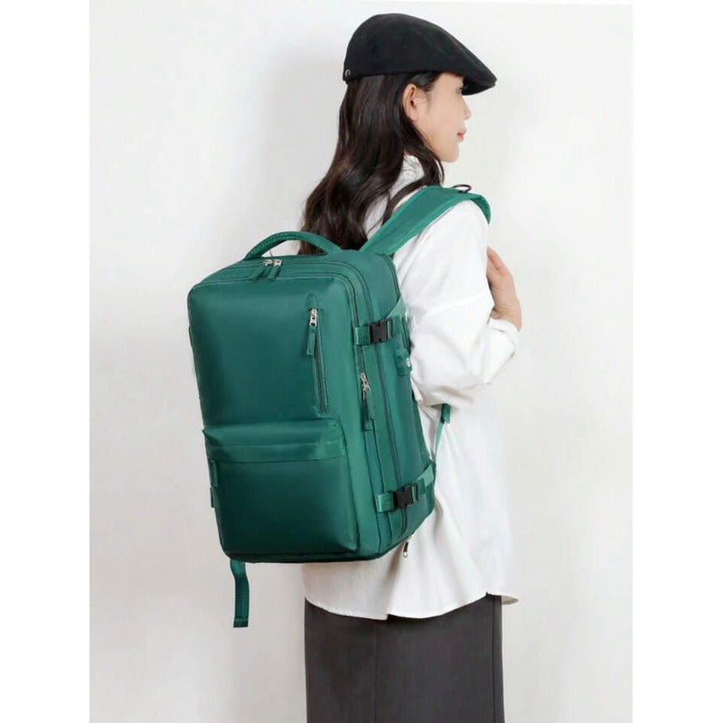 Mochila Viaje Grande Con Usb Varias Reparticiones Uniteduy