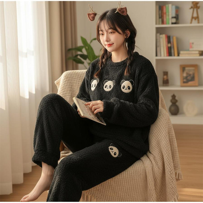 Pijama Peluche Largo Osos Plus Abrigados Varios Colores