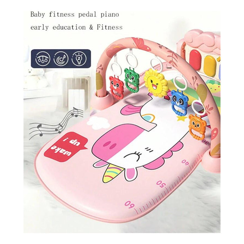 Gimnasio Alfombra Musical E Interactivo Con Piano Uniteduy
