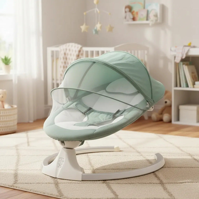 Silla Mecedora Eléctrica Para Bebé Con Música Multifuncion