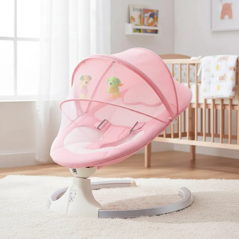 Silla Mecedora Eléctrica Para Bebé Con Música Multifuncion