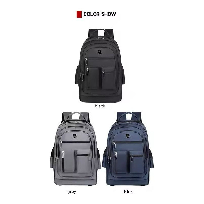 Mochila De Viaje Liceo Con Carrito Ruedas Laptop Impermeable