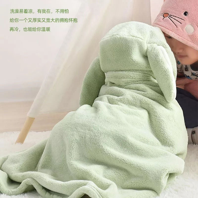 Toalla De Bebe Con Capucha Oso Divina!!! Algodon