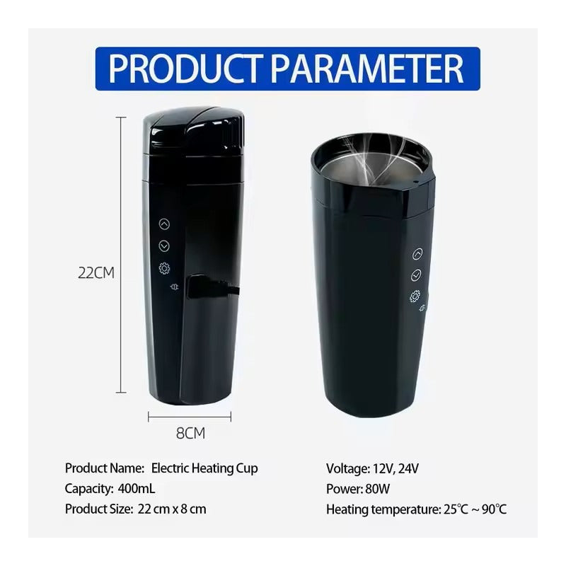 Termo Calentador Y Jarro Eléctrico Nestchao De 12v Para Auto