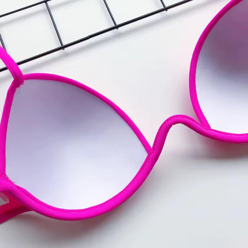 Bikini Malla Soutien Con Aro Y Colaless En V Varios Colores